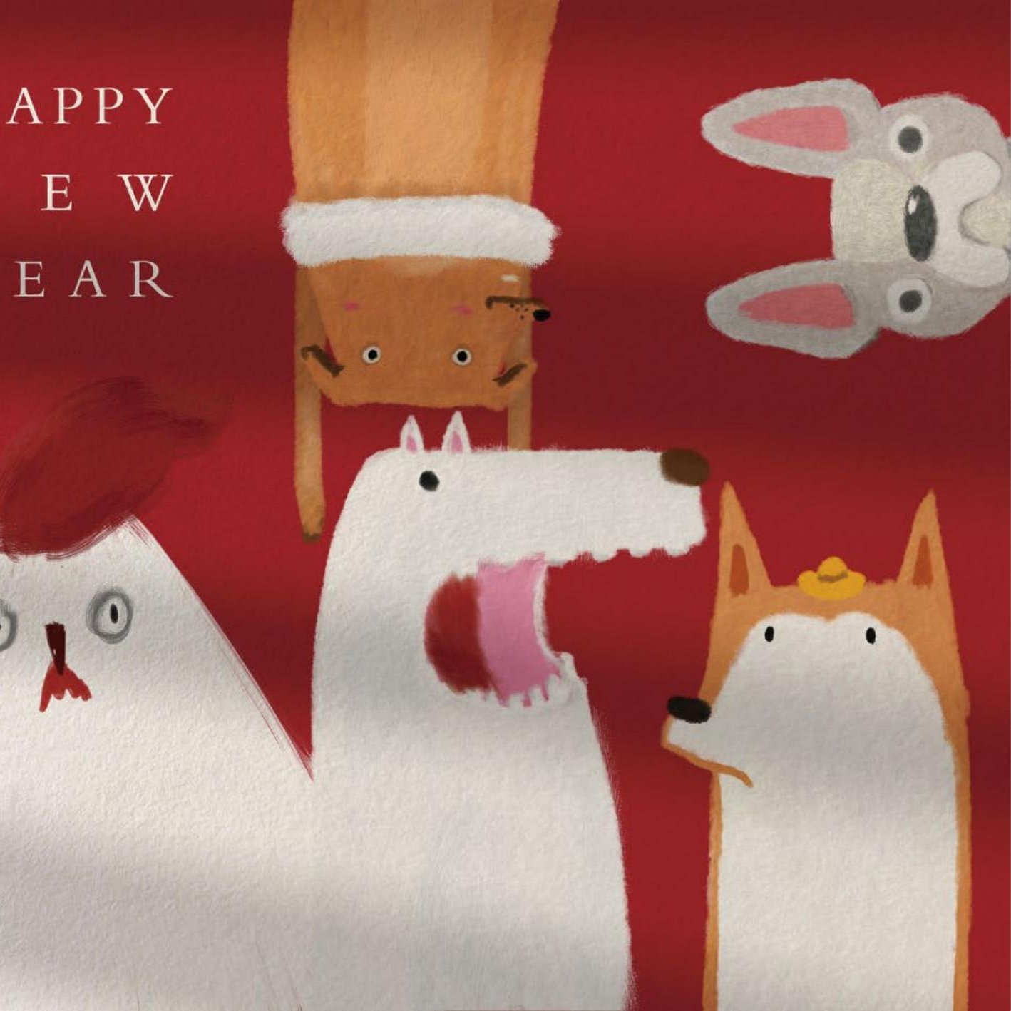 Hand painting — Happy New Year